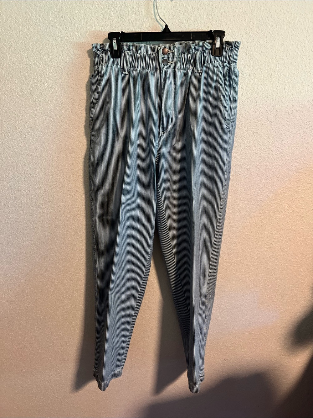 Universal Thread Blue and White Striped Pants Size 8